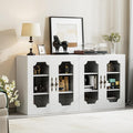 Buffet Cabinet with Storage, 63“ Modular Accent Sideboard Modern Credenza with by Belandi