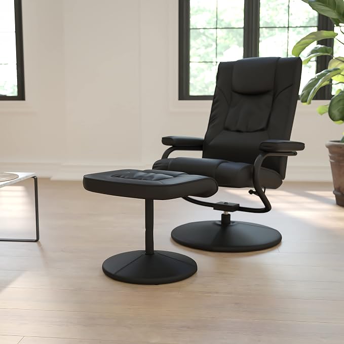 Flash Furniture Rachel Contemporary Multi-Position LeatherSoft Recliner Chair - Image 2