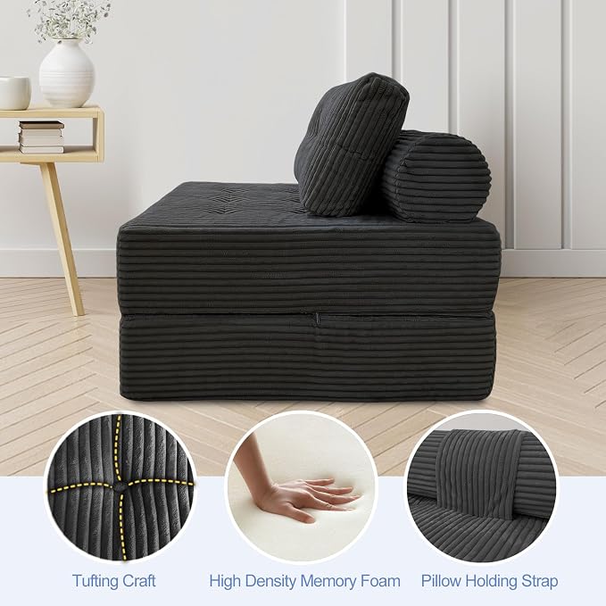 ANONER Sectional Cloud Couches, Folding Sofa Bed - Image 8
