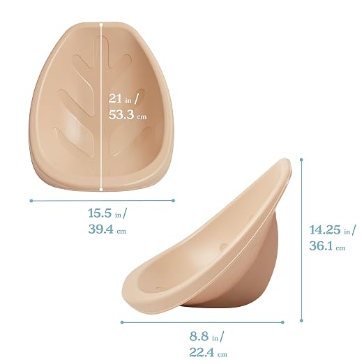 ECR4Kids Plastic Leaf Scoop Floor Rocker Seat, Classroom Furniture - Image 3