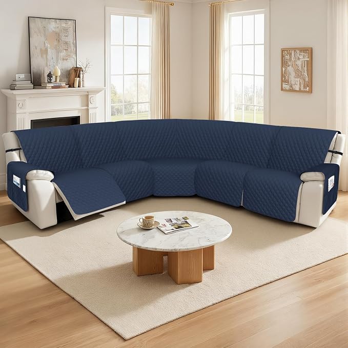 Arfntevss Recliner Sectional Couch Covers 1OO% Waterproof L Shape Sofa Cover - Image 7
