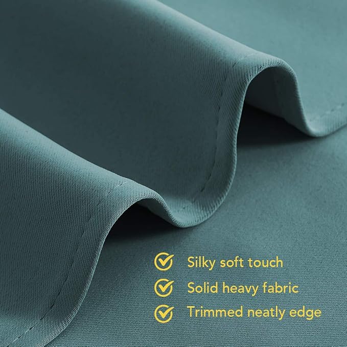NICETOWN Living Room Blackout Window Curtains, Thermal Insulated Solid Grommet - Image 4