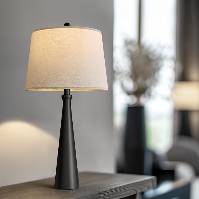Oneach 25.75" Modern Table Lamp Set of 2, Bedside Lamps - Image 7