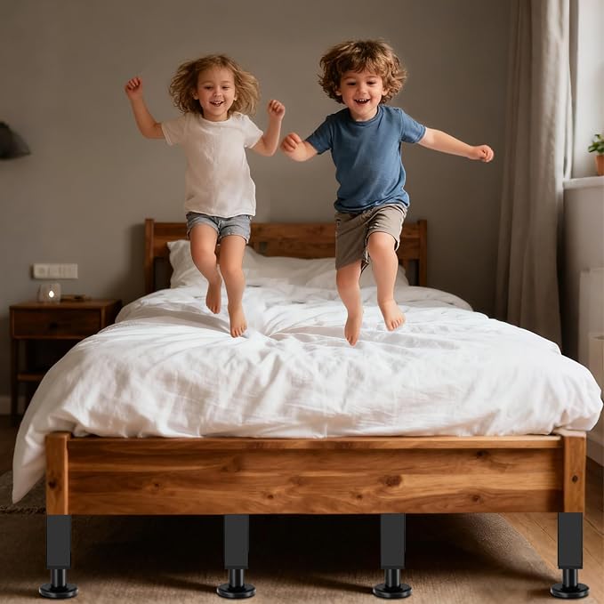 Bed Support Legs, 7.3-12 in Heavy Duty Metal Furniture Feet - Image 7