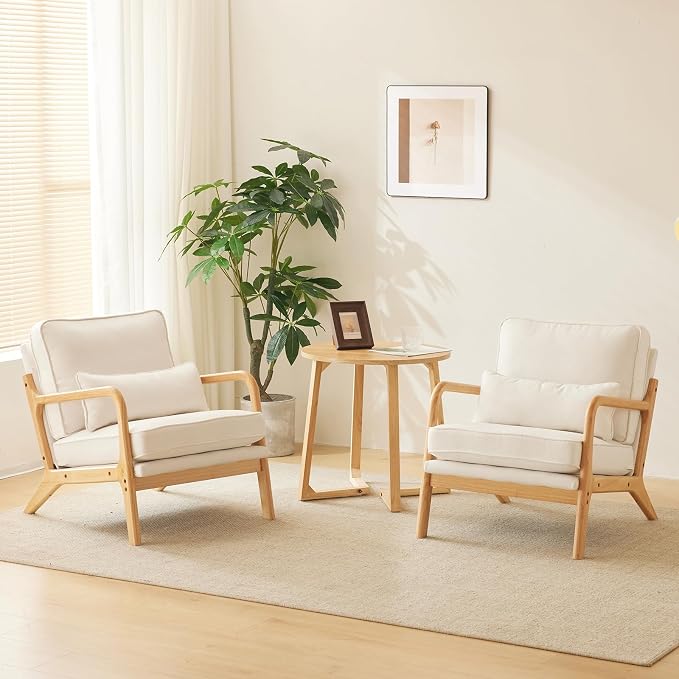 Karl home Accent Chair Mid-Century Modern Chair - Image 6