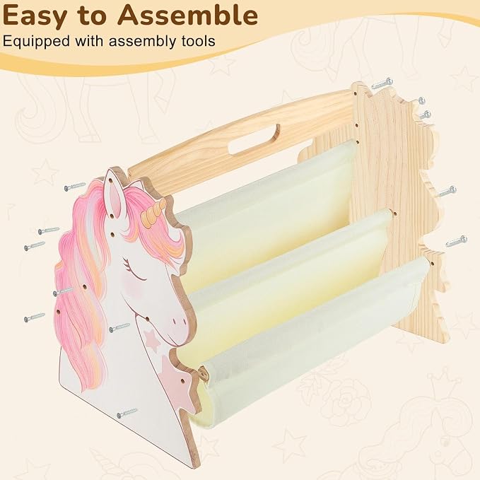 Toddler Bookshelf Double-Sided - Image 7
