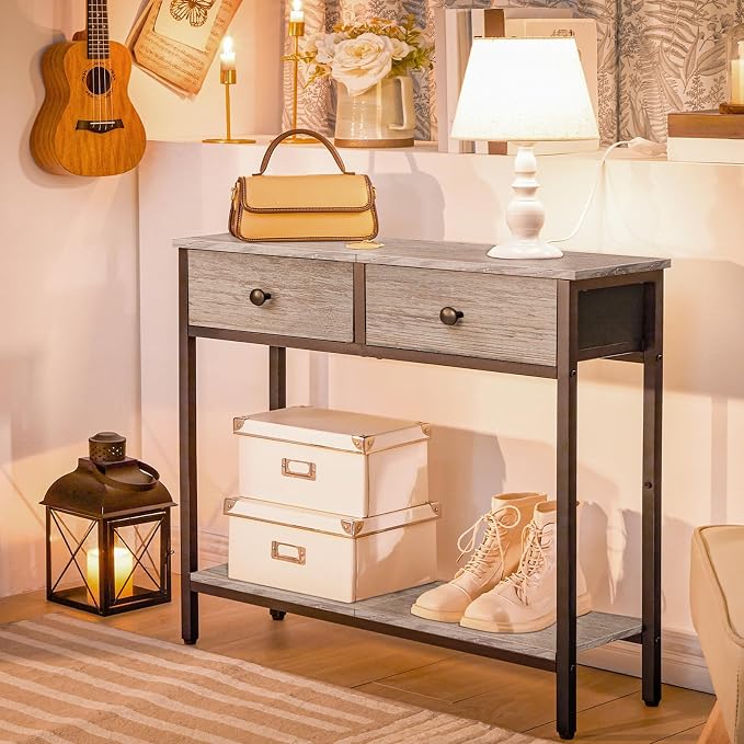 HOOBRO 29.5" Narrow Console Table - Image 8