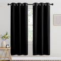 NICETOWN Black Out Bedroom Curtains 72 inches Long, Grommet Blackout Thermal by NICETOWN