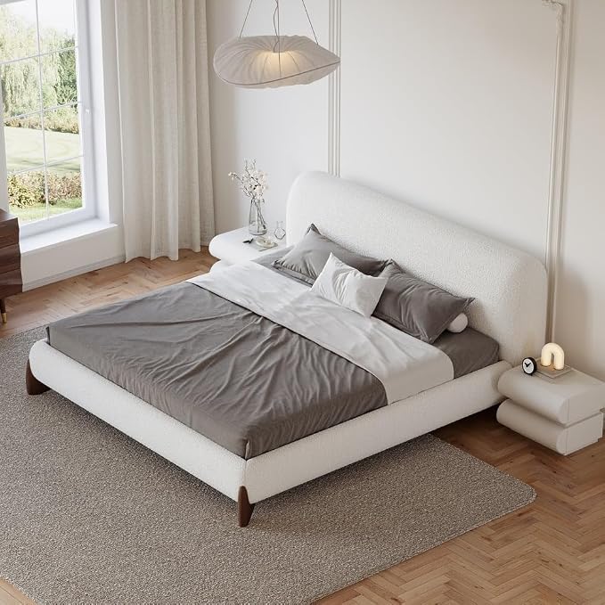 homary Queen Size Upholstered Bed by Homary