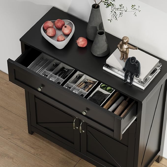 Semiocthome Farmhouse Sideboard Buffet Cabinet - Image 4