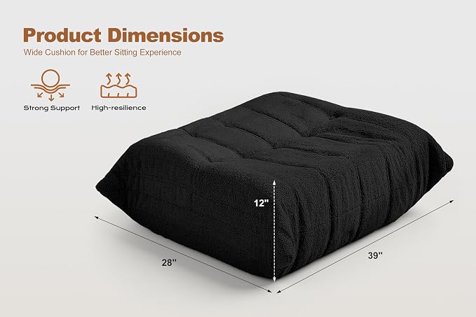 Bean Bag Pouf Ottoman, Foot Stool, Foot Rest - Image 2