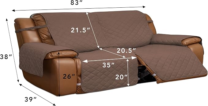 Easy-Going Recliner Sofa Cover, Reversible Couch Cover - Image 3