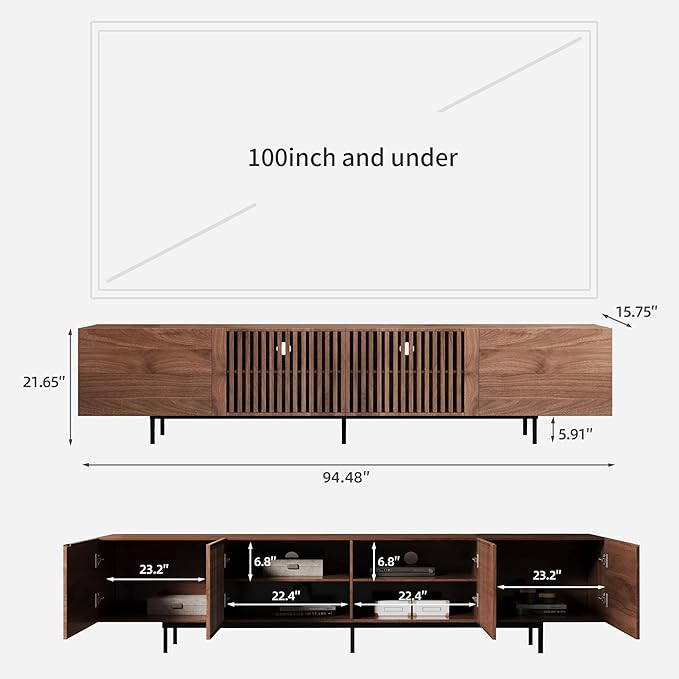 Mid Century Modern TV Stand - Image 2