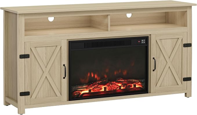 YESHOMY Fireplace TV Stand for Television up to 65+ Inch - Image 7