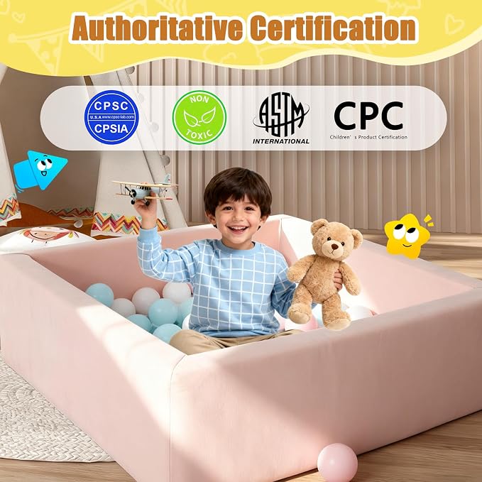 Tangram Puzzles Modular Kids Play Couch Building Fort, Children Explorer Sofa - Image 6