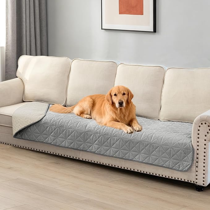 Ameritex Sofa Cover Waterproof for Seats Couch Cover for Dogs Pet Couch Cover - Image 5
