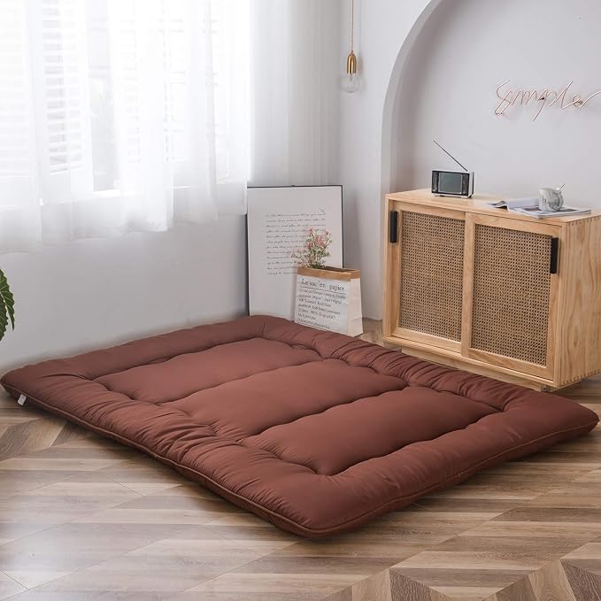 MAXYOYO Japanese Floor Mattress Futon Mattress, Thicken Tatami Mat Sleeping Pad - Image 4