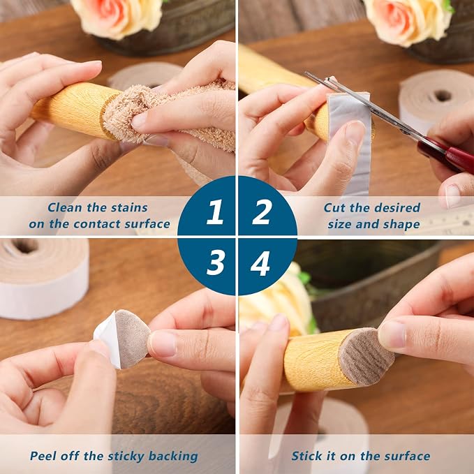 Shappy 2 Packs 120 x 1 x 0.12 Inch Felt Strips - Image 5