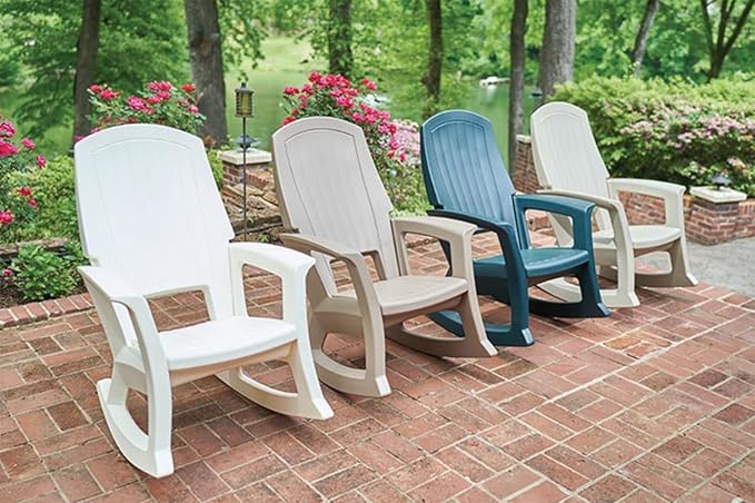 Semco Rockaway Heavy Duty All-Weather Outdoor Rocking Chair Plastics - Image 4