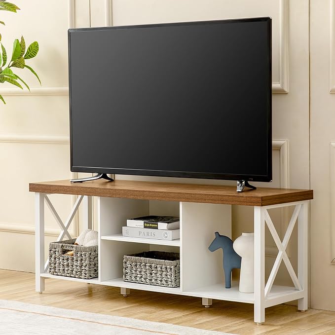 GAZHOME TV Stand for TV up to 55 Inches, TV Cabinet by GAZHOME