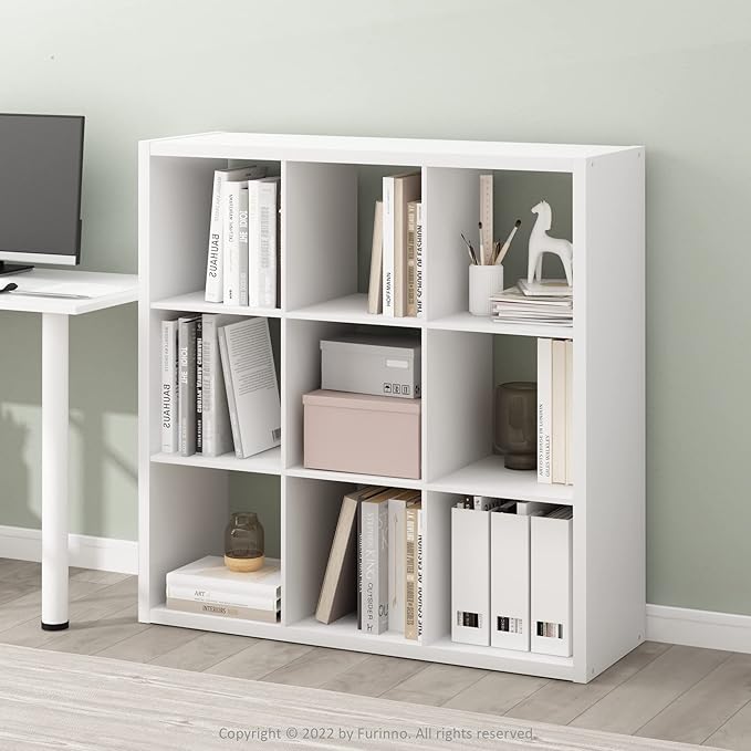 Furinno Cubicle Open Back Decorative Cube Storage Organizer - Image 2
