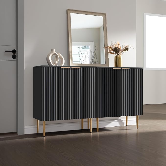 SICOTAS 57" Modern Sideboard Buffet Cabinet - Image 6