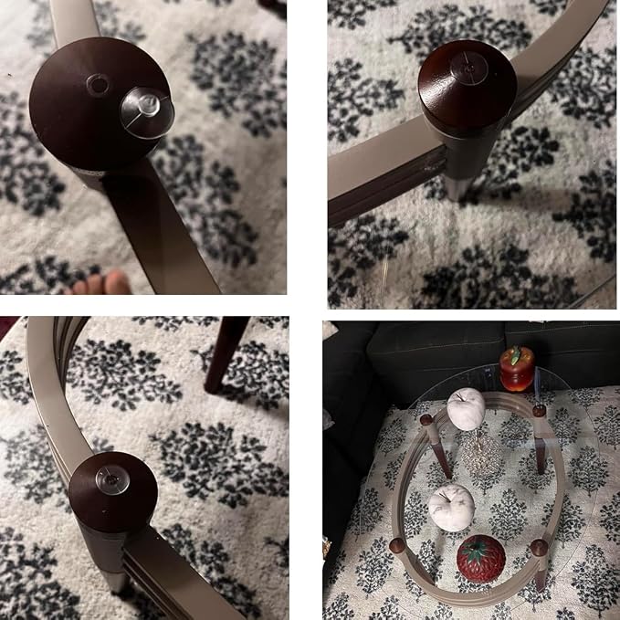 18mm/0.7" Furniture Desk Glass Transparent Anti-Collision Suction Cups Sucker - Image 5