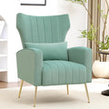 Modern Accent Chair Upholstered Living Room Chair, High Back Arm Chair by YUUIJOAA