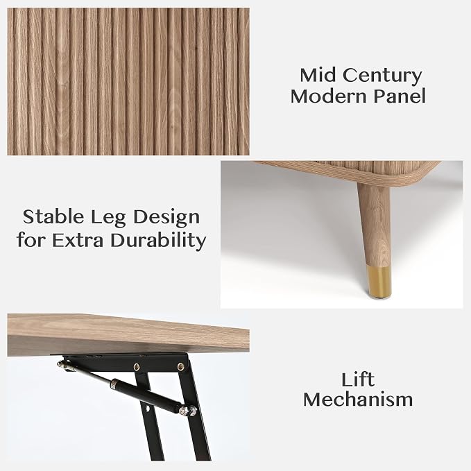JOINICE Lift Top Coffee Table - Image 5