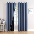 ChrisDowa 100% Blackout Curtains 80 inch Long by ChrisDowa