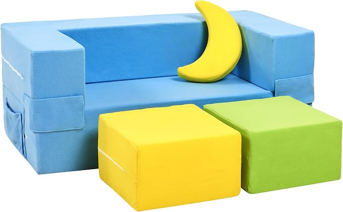 Elftopia Modular Kids Sofa, Toddler Couch Foam Armchair by Elftopia