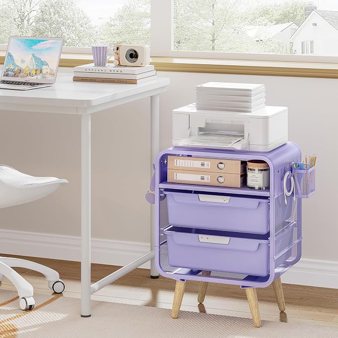 SYKIARIOL Kids Nightstand, Girls Bedside Table, Night Side Table, Kids Night - Image 5