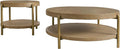 Coaster Home Furnishings Arini 2-piece Round Coffee and End Table Set Sand Wash by CoasterFineFurniture