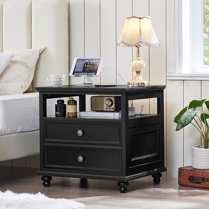 Joaxswe Farmhouse Nightstand - Image 3