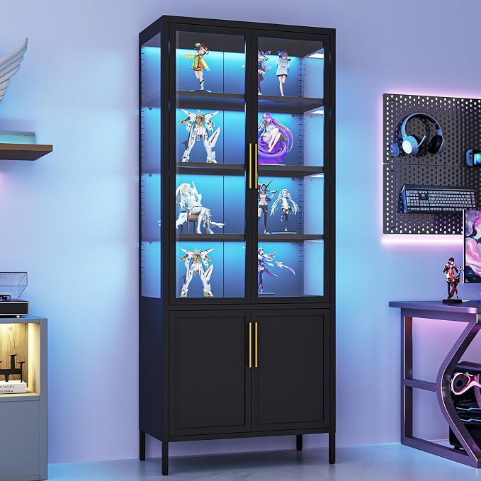 6-Tier Glass Display Cabinet - Image 6