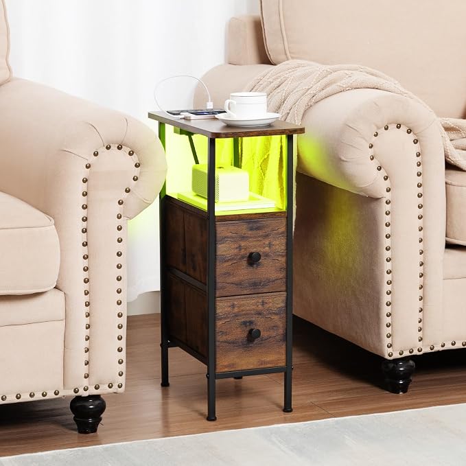 LOAKEKEL Narrow Nightstand - Image 2