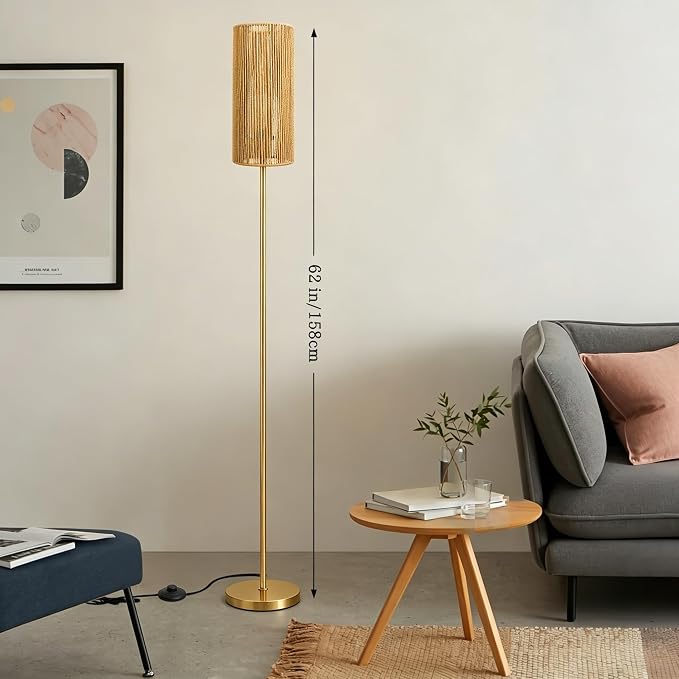 Ruiever Floor Lamp for Living Room, Farmhouse Floor lamp, Modern Standing lamp - Image 2
