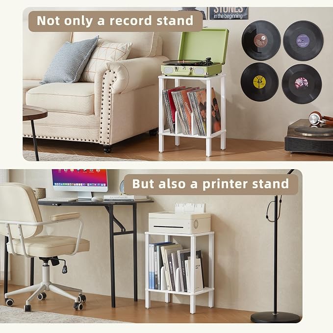 LELELINKY 2-Tier Record Player Stand - Image 6
