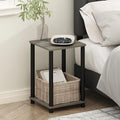 Furinno Turn-N-Tube Night Stand, 2-Tier Open Shelf Design Nightstand, Toolless by Furinno-FitsYourSpaceFitsYourBudget