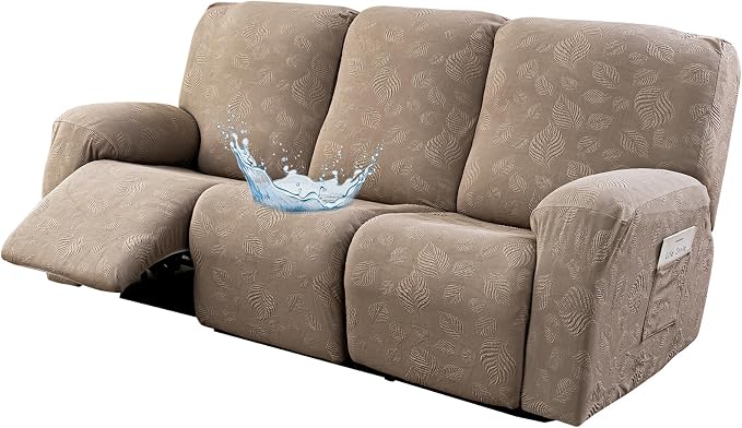 Gennia Recliner Sofa Covers 5 Pieces, Waterproof Sectional Couch Cover Stretch by Genina