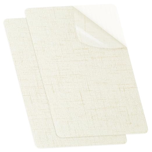 Self-Adhesive Fabric Repair Patches, Large Size 8X11 inch Linen Furniture by TXSN