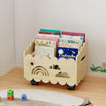 Wood Kids Bookshelf, Montessori Bookshelf, by Unknown