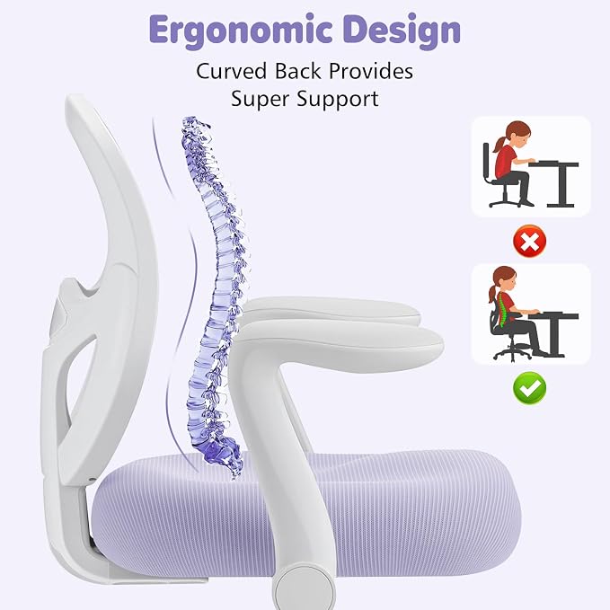 HOFFREE Kids Desk Chair Ergonomic Study Chair - Image 7
