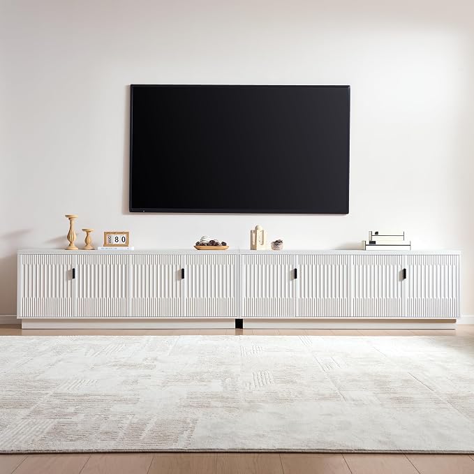 Fatmok 68" TV Stand for 75Inch TV, Entertainment Center by Fatmok