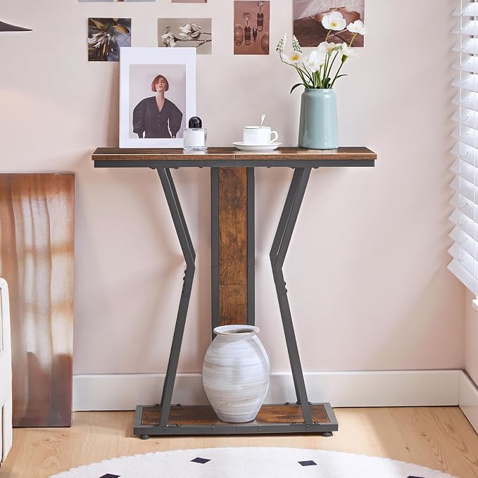 HOOBRO Narrow Console Table, 29.5" Small Entryway Table - Image 6