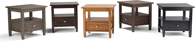 SIMPLIHOME Warm Shaker End Table - Image 10