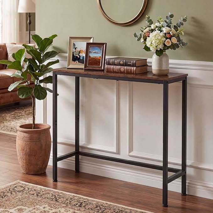 Sturdy Console Table with 98 lb Capacity, Stable Wobble-Free Design - Image 9