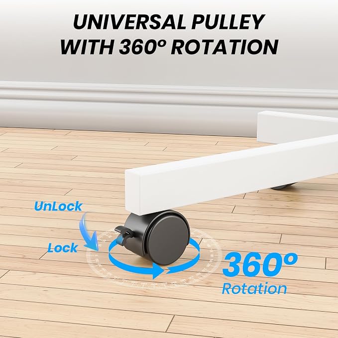 Mobile TV Cart Rolling TV Stand - Image 4
