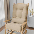 Rocking Chair Cushions with Pillow, Waterproof and Fade-Resistant Thicken by Aofeite