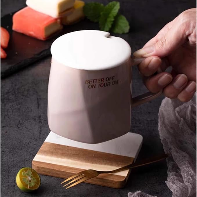 I-LAN 4-Piece Marble and Wood Coasters - Image 7